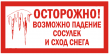 СХОД СНЕГА С КРЫШ И ПАДЕНИЕ СОСУЛЕК - СЕЗОННЫЕ РИСКИ, КОТОРЫЕ МОЖНО И НУЖНО ПРЕДУПРЕЖДАТЬ